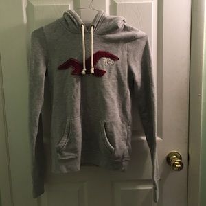 Gray Hollister Fleece-lined Hoodie