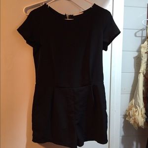 Black romper. Short, boutique bought.