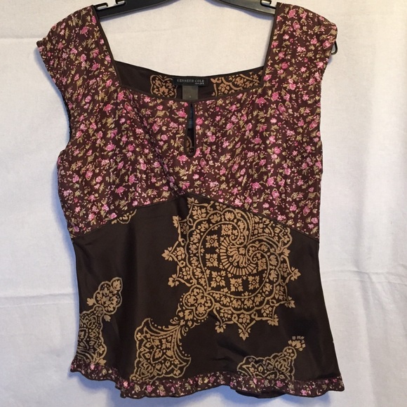 Kenneth Cole Peasant Blouse