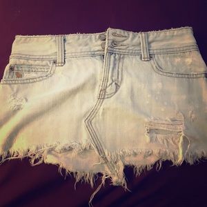 A&F jean skirt