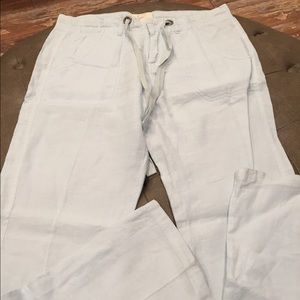 Beautiful light blue linen pants size 4