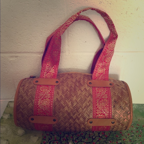 Wicker purse