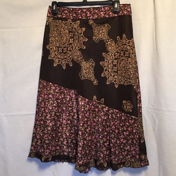 Kenneth Cole A-line Midi Skirt