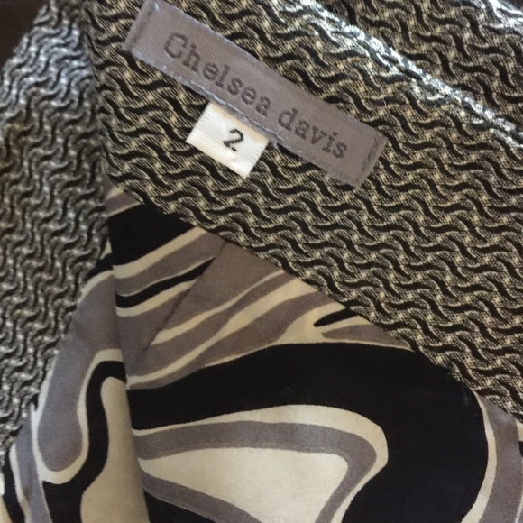 Charles Davis herringbone black and white pencil - Picture 3 of 3