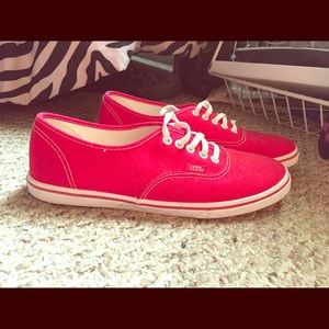 ALL RED Vans