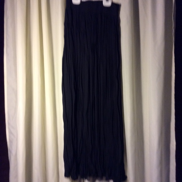 Vintage Skirts | Sheer Accordion Pleated Skirt | Poshmark