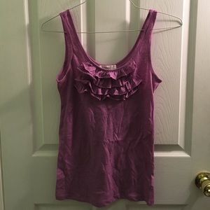 Purple Forever 21 ruffle tank
