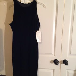 Velvet sleeveless dress