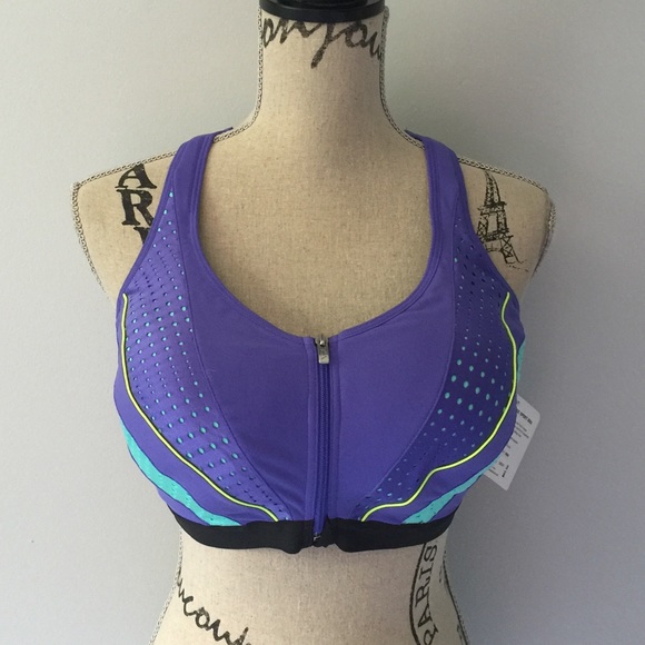 VSX Sport knockout front close sport bra Sz 38DD