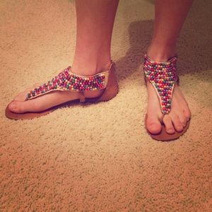 Dibs Beaded Sandals
