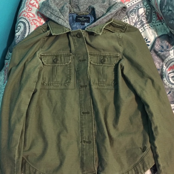 American eagle olive jacket