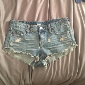 Denim shorts
