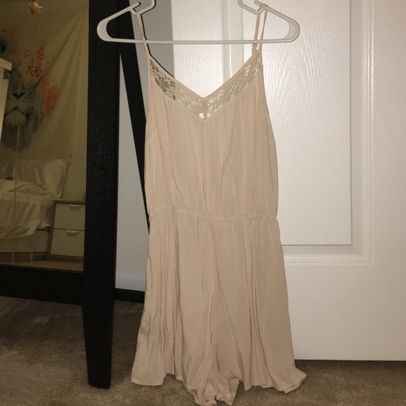 Nude romper never worn with original tag