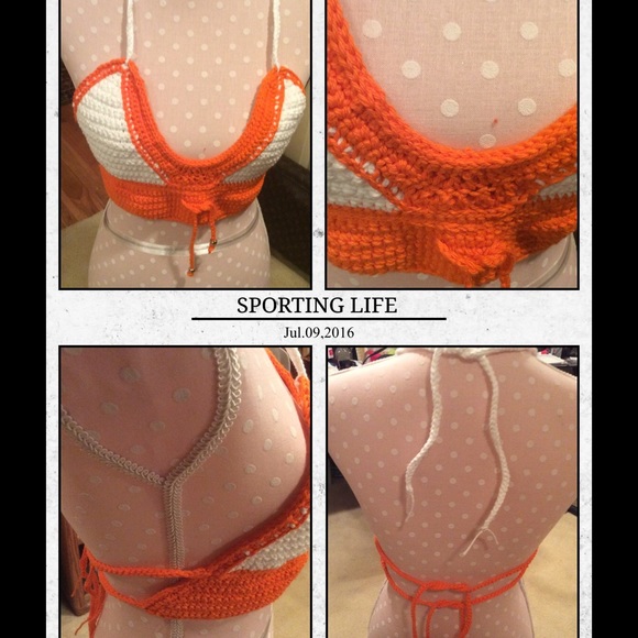Crochet Bralette/Bikini/Crop/Halter Top B/C Cup