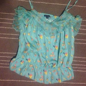 AEO Floral Bubble Tank