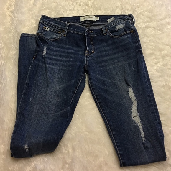 Abercrombie Ripped Skinny Jeans