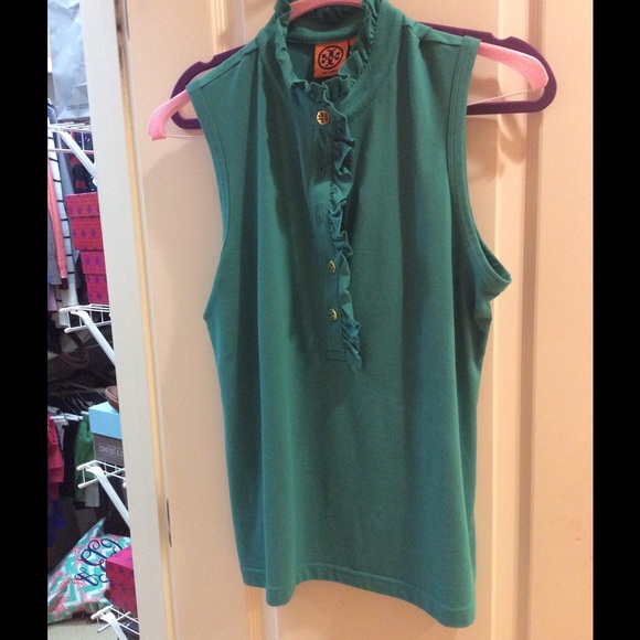 REDUCED!! TB Shortsleeve Lydia ruffle top