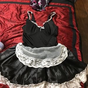 French maid lingerie outfit