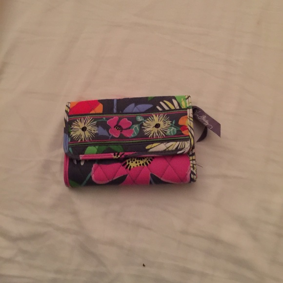 Vera Bradley Euro Wallet in Jazzy Blooms