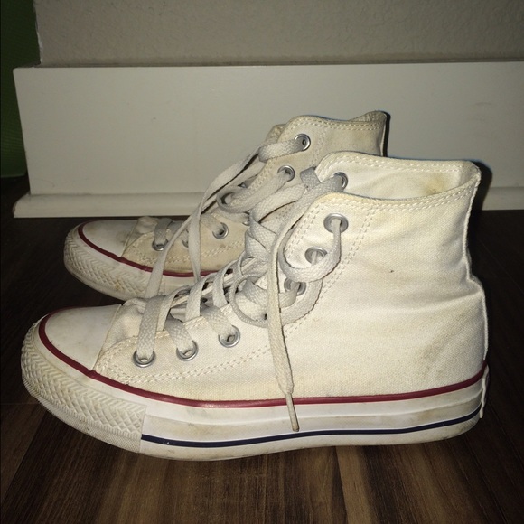 CONVERSE White High Top Shoes