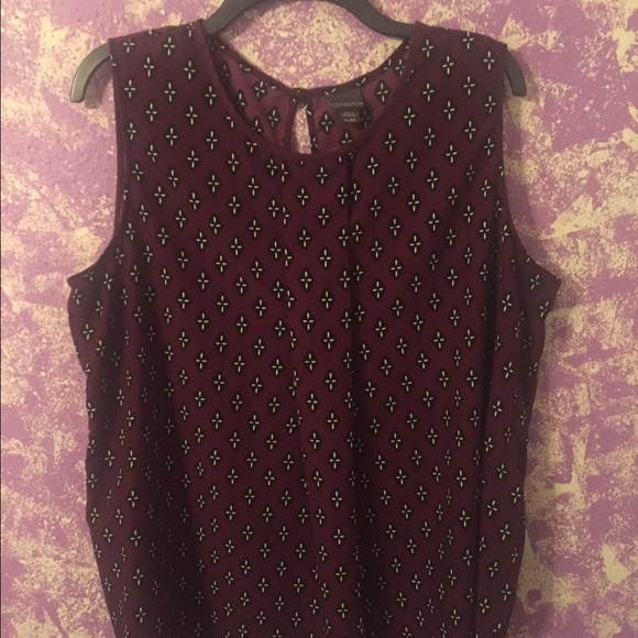 XL Purple Covington Blouse