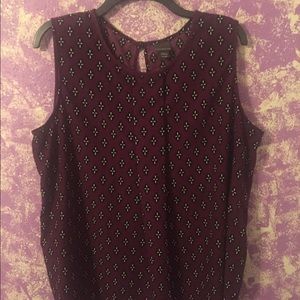 XL Purple Covington Blouse