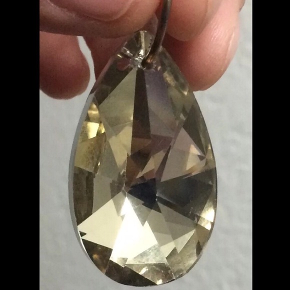 💰3 items for $25 🏷 Amber Crystal Drop Earring - Picture 3 of 4