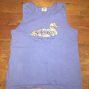 Comfort colors tank Southern fried cotton