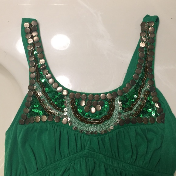 🌸🌸Beautiful summer green dress! - Picture 2 of 4