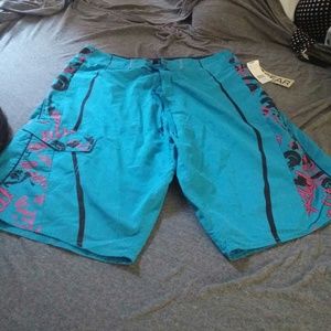 Blue Board Shorts