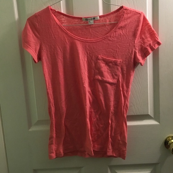 Pink Forever 21 Basic Tee