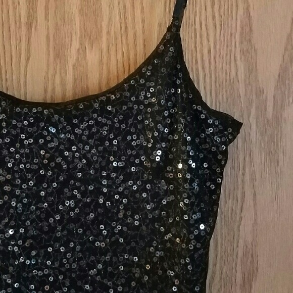 The Limited Tops - The Limited Black Sequin Camisol sz M The Limited Tops - The Limited Black Sequin Camisol sz M