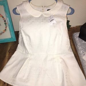 New with tags, J Crew peplum top!