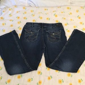 Silver Suki Surplus Jeans 36x32