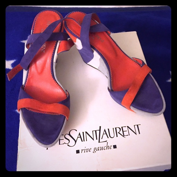 YSL colorful wedge