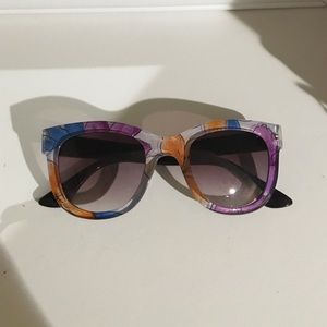 Flowered sunglasses