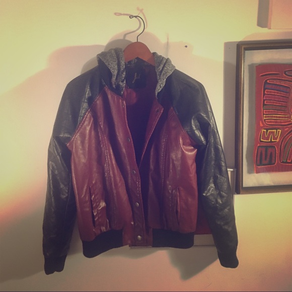 Jack patent leather bomber