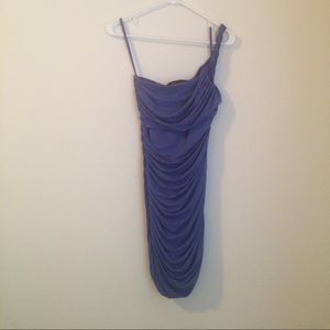 BCBG MaxAzria one shoulder dress