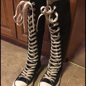 Knee high Converse