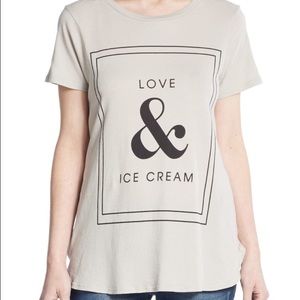 Wildfox brand new without tag love and ice cream