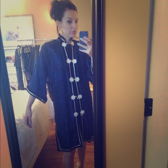 SOLD. Awesome Asian duster jacket