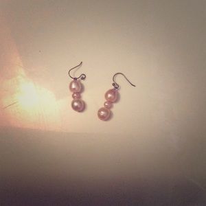 Light pink earrings