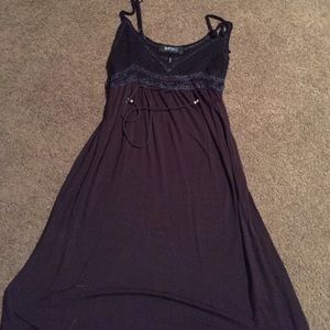 Adorable black dress with crochet
