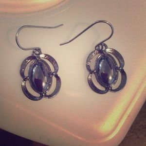 Charcoal earrings