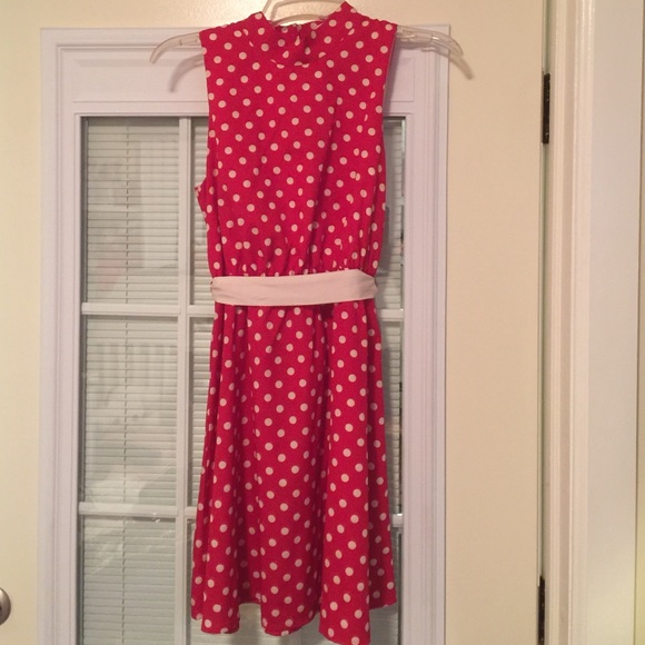 Retro polka dot dress