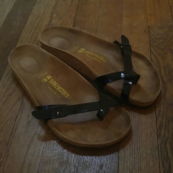 Black Patent Birkenstocks