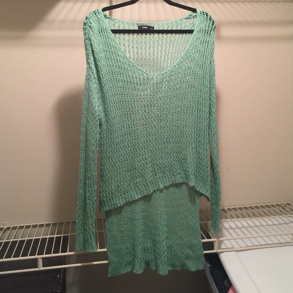 High-Low knitted top