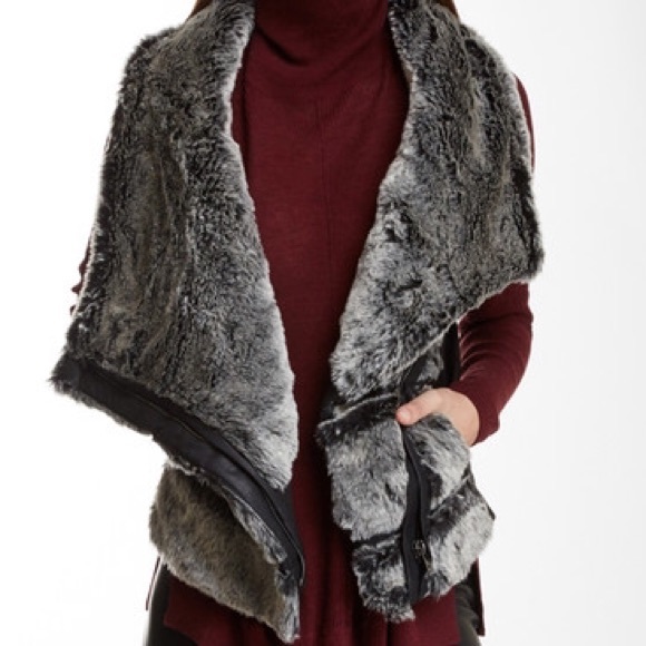 Fate Faux Fur Trim Vest