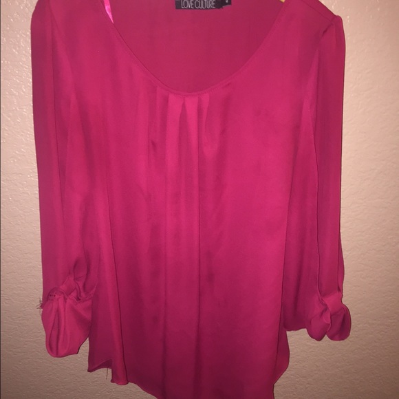 Red blouse