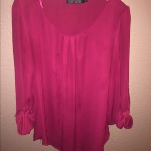 Red blouse